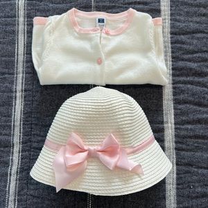 Janie & Jack Cardigan & Hat